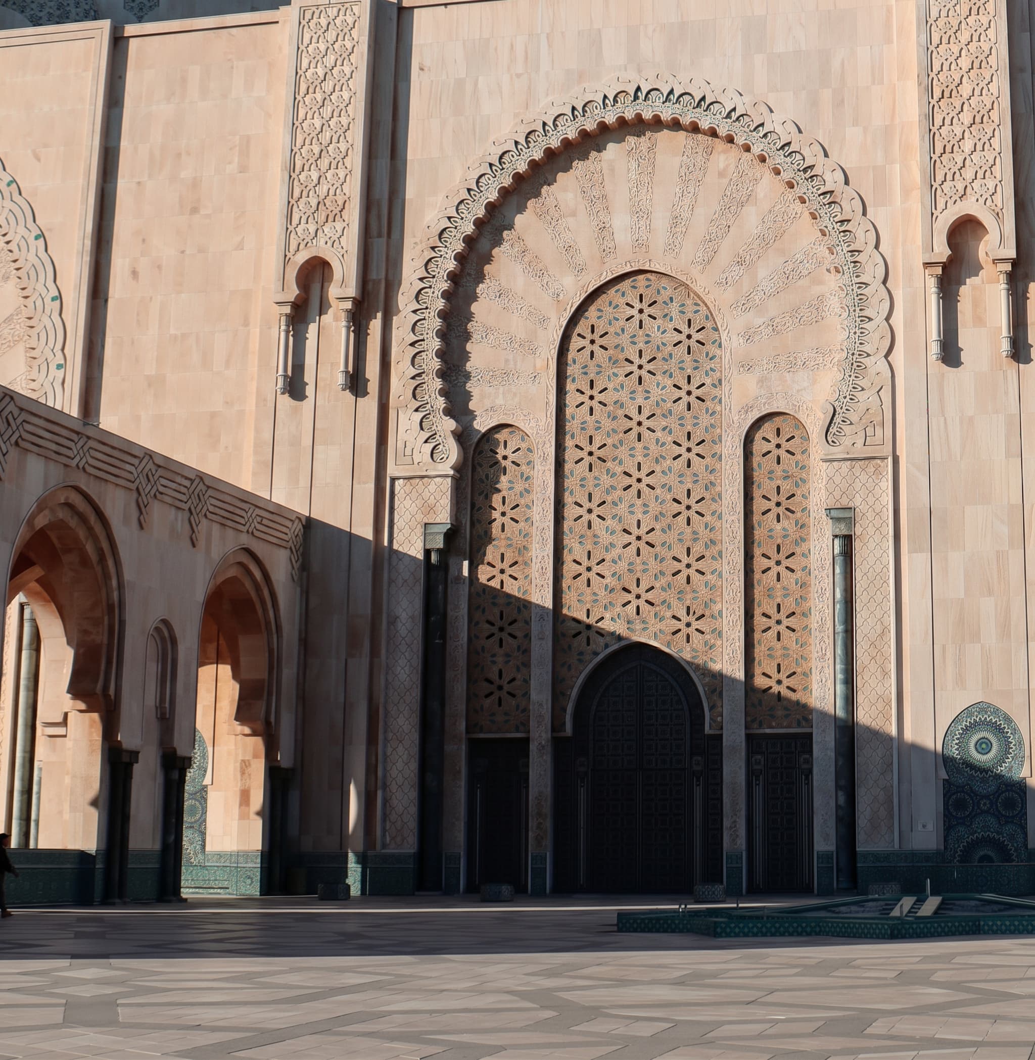 Intérieur de la Mosquée Hassan II